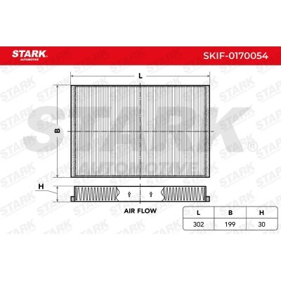 Cabin Air Filter Stark SKIF-0170054 SKIF-0170054 - photo 3