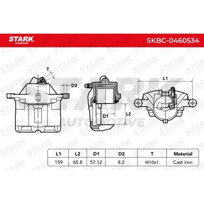 Brake Caliper Stark SKBC-0460534 SKBC-0460534 - photo 6