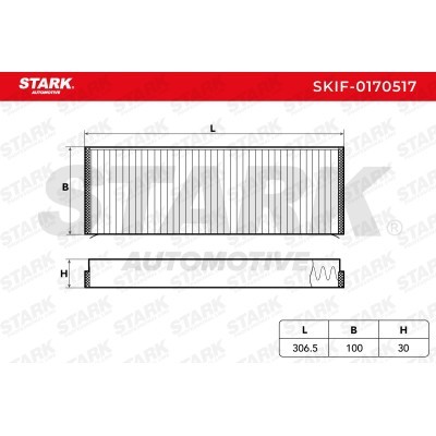 Cabin Air Filter Stark SKIF-0170517 SKIF-0170517 - photo 3