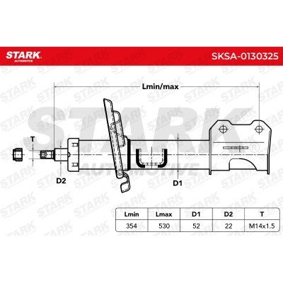 Shock Absorber Stark SKSA-0130325 SKSA-0130325 - photo 3