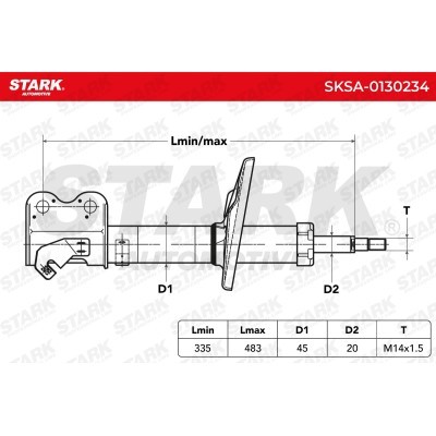 Shock Absorber Stark SKSA-0130234 SKSA-0130234 - photo 3