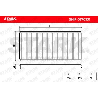 Cabin Air Filter Stark SKIF-0170331 SKIF-0170331 - photo 6