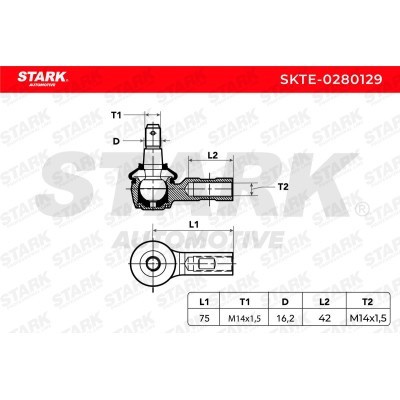 Tie Rod End Stark SKTE-0280129 SKTE-0280129 - photo 4