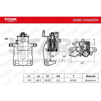 Brake Caliper Stark SKBC-0460274 SKBC-0460274 - photo 5
