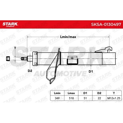 Shock Absorber Stark SKSA-0130497 SKSA-0130497 - photo 6