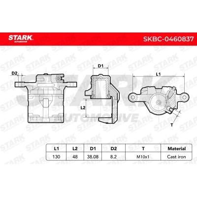 Brake Caliper Stark SKBC-0460837 SKBC-0460837 - photo 5