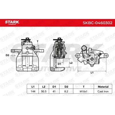 Brake Caliper Stark SKBC-0460302 SKBC-0460302 - photo 4