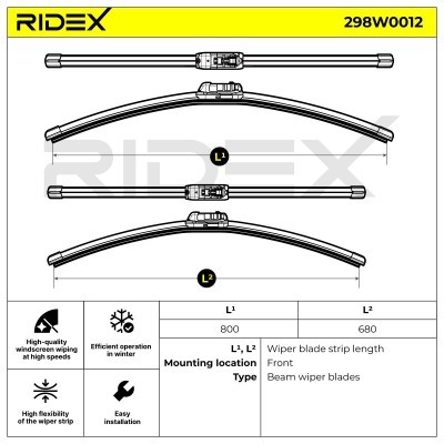 Wiper Blade RIDEX 298W0012 298W0012 - photo 5