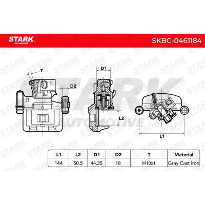 Brake Caliper Stark SKBC-0461184 SKBC-0461184 - photo 6