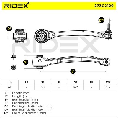 Control Arm RIDEX 273C2129 273C2129 - photo 7