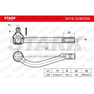 Tie Rod End Stark SKTE-0280336 SKTE-0280336 - photo 4