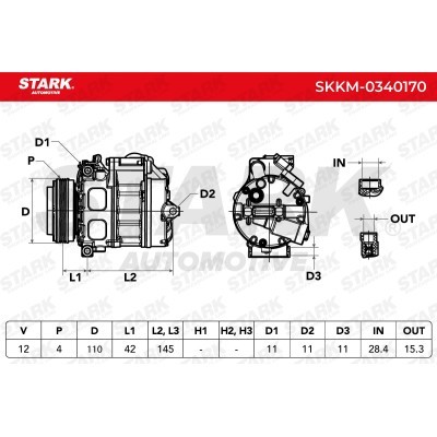 Compressor, Air Conditioning SKKM-0340170 - photo 5