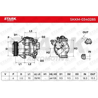 Compressor, Air Conditioning SKKM-0340285 - photo 8