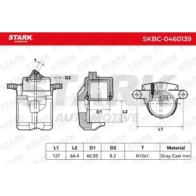 Brake Caliper Stark SKBC-0460139 SKBC-0460139 - photo 7