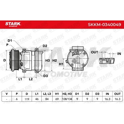 Compressor, Air Conditioning SKKM-0340049 - photo 7