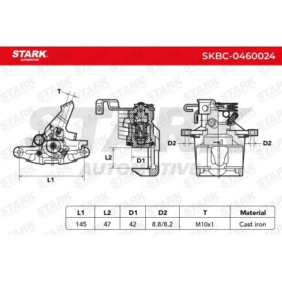 Brake Caliper Stark SKBC-0460024 SKBC-0460024 - photo 8