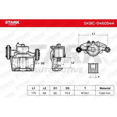 Brake Caliper Stark SKBC-0460544 SKBC-0460544 - photo 5