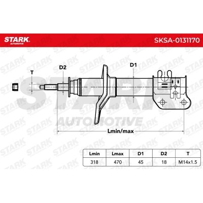 Shock Absorber Stark SKSA-0131170 SKSA-0131170 - photo 3