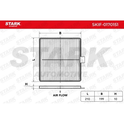 Cabin Air Filter Stark SKIF-0170151 SKIF-0170151 - photo 3
