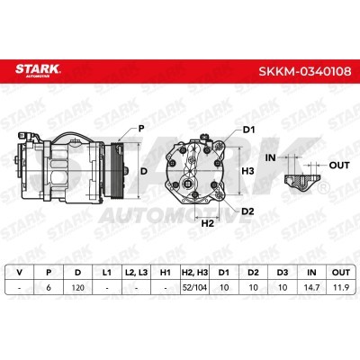 Compressor, Air Conditioning SKKM-0340108 - photo 7