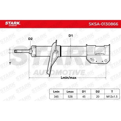 Shock Absorber Stark SKSA-0130866 SKSA-0130866 - photo 9