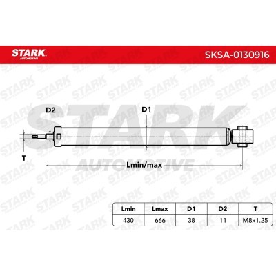 Shock Absorber Stark SKSA-0130916 SKSA-0130916 - photo 3