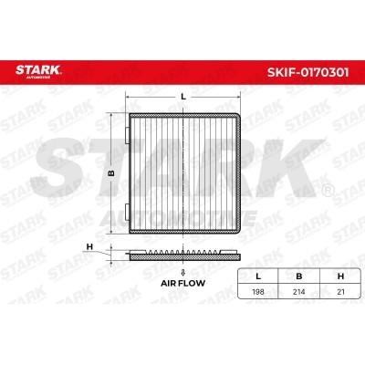 Cabin Air Filter Stark SKIF-0170301 SKIF-0170301 - photo 6