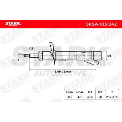 Shock Absorber Stark SKSA-0131242 SKSA-0131242 - photo 3
