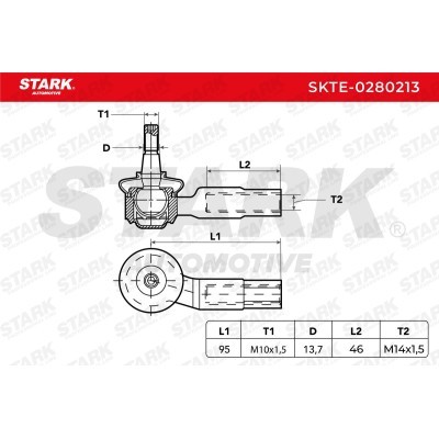 Tie Rod End Stark SKTE-0280213 SKTE-0280213 - photo 5