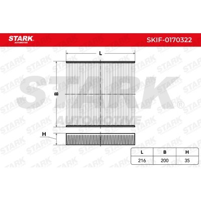 Cabin Air Filter Stark SKIF-0170322 SKIF-0170322 - photo 3