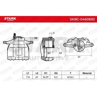 Brake Caliper Stark SKBC-0460692 SKBC-0460692 - photo 5