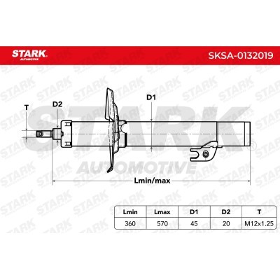 Shock Absorber Stark SKSA-0132019 SKSA-0132019 - photo 2