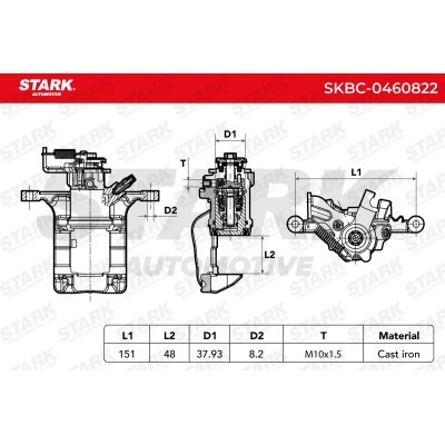 Brake Caliper Stark SKBC-0460822 SKBC-0460822 - photo 5