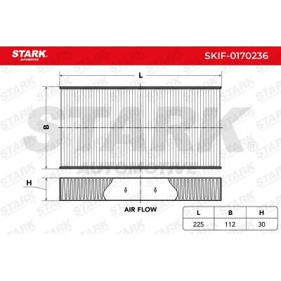 Cabin Air Filter Stark SKIF-0170236 SKIF-0170236 - photo 2