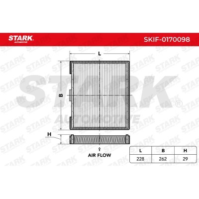 Cabin Air Filter Stark SKIF-0170098 SKIF-0170098 - photo 2