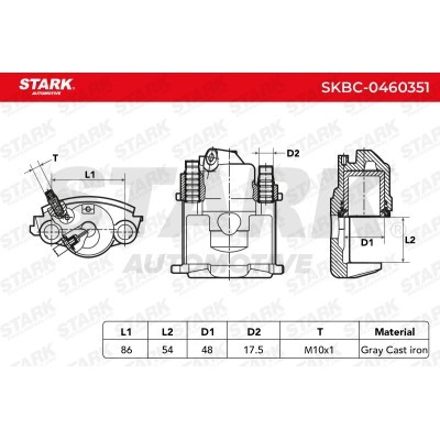 Brake Caliper Stark SKBC-0460351 SKBC-0460351 - photo 5