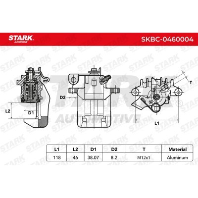 Brake Caliper Stark SKBC-0460004 SKBC-0460004 - photo 6