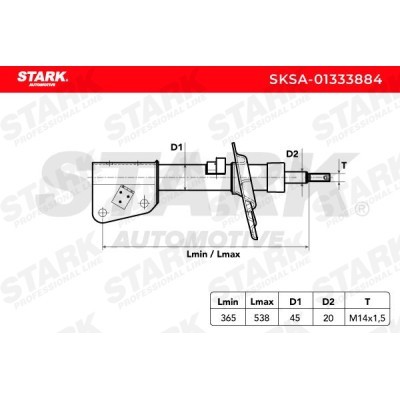 Shock Absorber Stark SKSA-01333884 SKSA-01333884 - photo 6