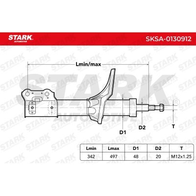 Shock Absorber Stark SKSA-0130912 SKSA-0130912 - photo 3