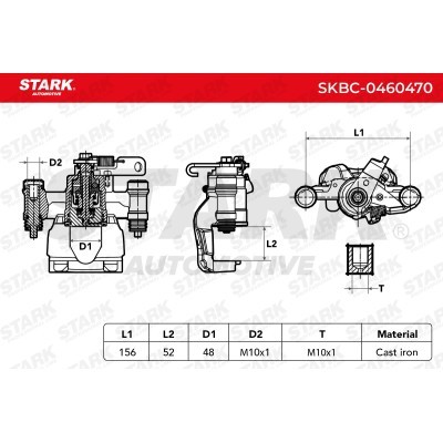 Brake Caliper Stark SKBC-0460470 SKBC-0460470 - photo 6
