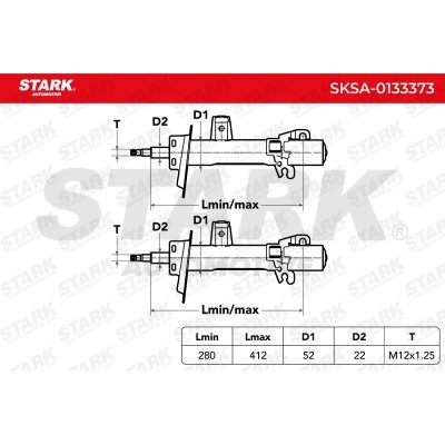 Shock Absorber Stark SKSA-0133373 SKSA-0133373 - photo 5