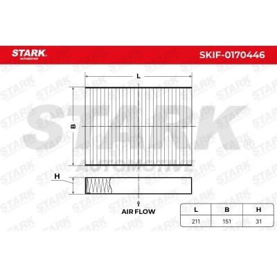 Cabin Air Filter Stark SKIF-0170446 SKIF-0170446 - photo 2