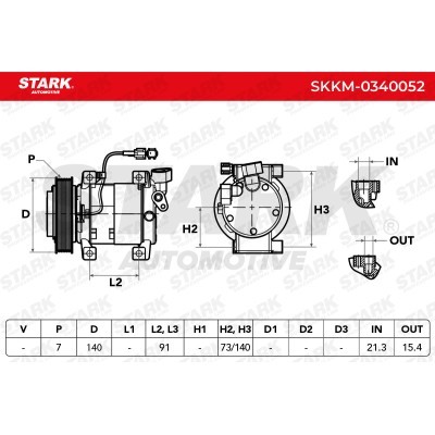 Compressor, Air Conditioning SKKM-0340052 - photo 5