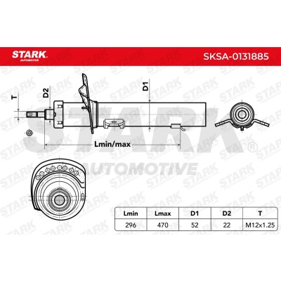 Shock Absorber Stark SKSA-0131885 SKSA-0131885 - photo 5