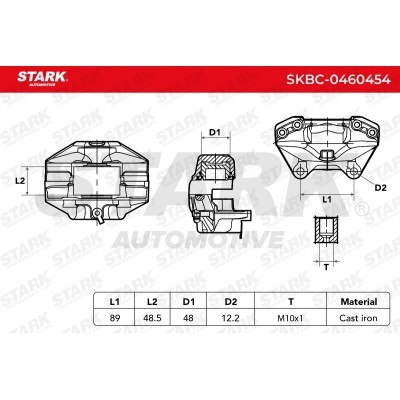Brake Caliper Stark SKBC-0460454 SKBC-0460454 - photo 6
