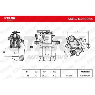 Brake Caliper Stark SKBC-0460084 SKBC-0460084 - photo 4