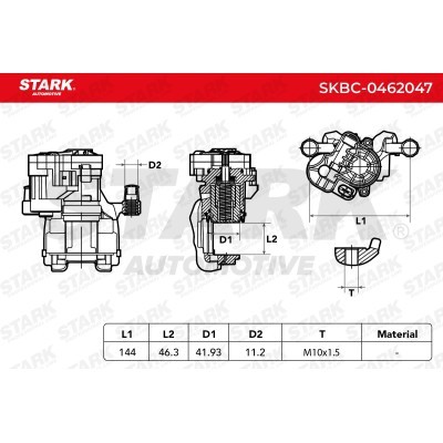 Brake Caliper Stark SKBC-0462047 SKBC-0462047 - photo 3