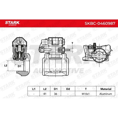 Brake Caliper Stark SKBC-0460987 SKBC-0460987 - photo 6