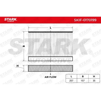 Cabin Air Filter Stark SKIF-0170199 SKIF-0170199 - photo 2