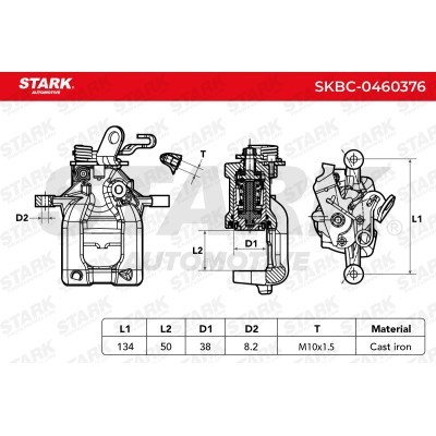 Brake Caliper Stark SKBC-0460376 SKBC-0460376 - photo 6